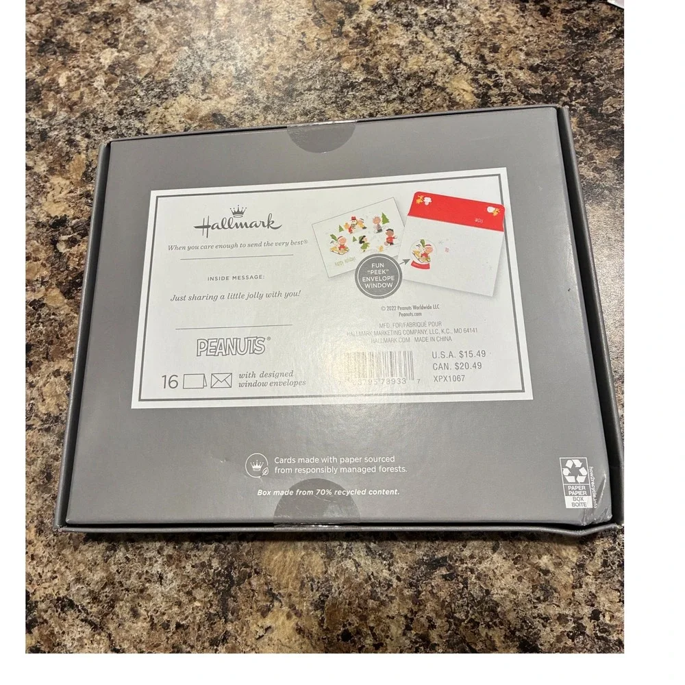 Hallmark peanuts surprise